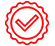 Warranty service badge illustration